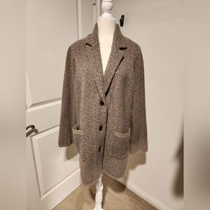 J. Crew oversized sweater-blazer